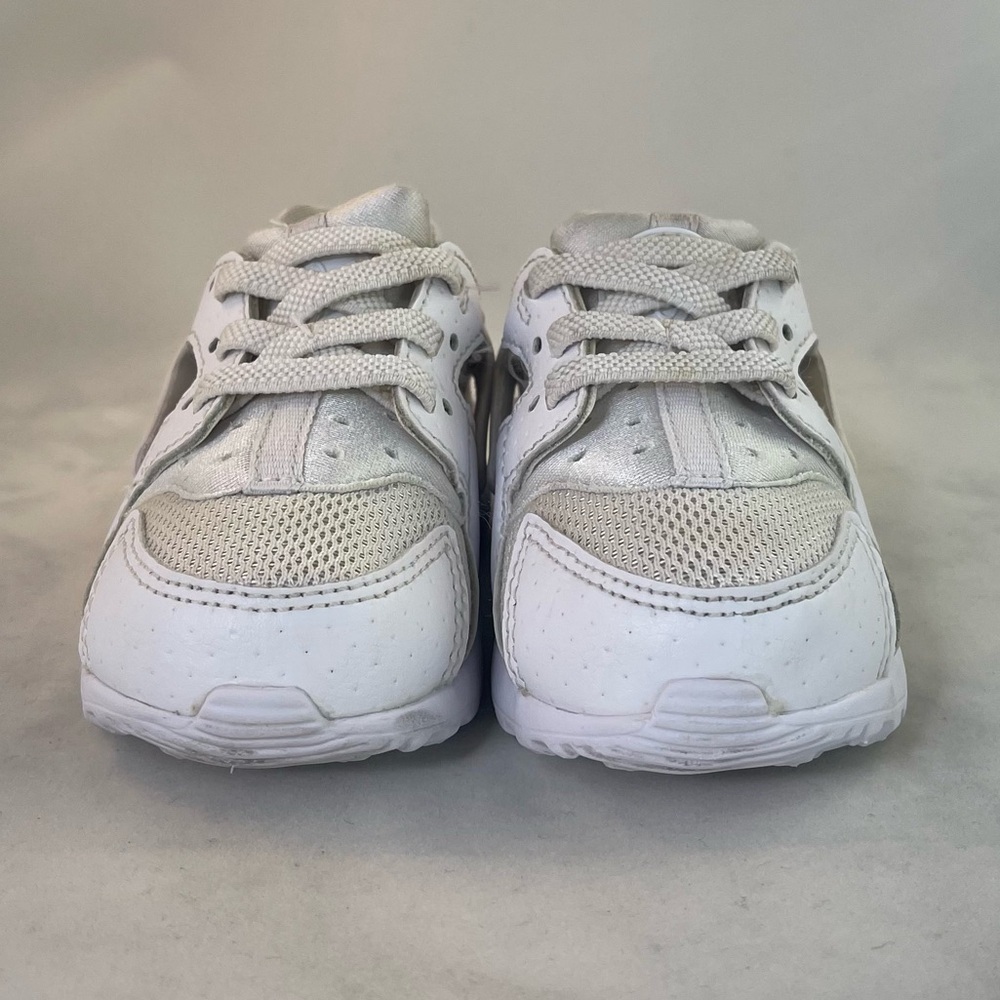 NIKE AIR HUARACHE RUN TD WHITE TODDLER SZ 5 704950-110 sneakers - Picture 2 of 9